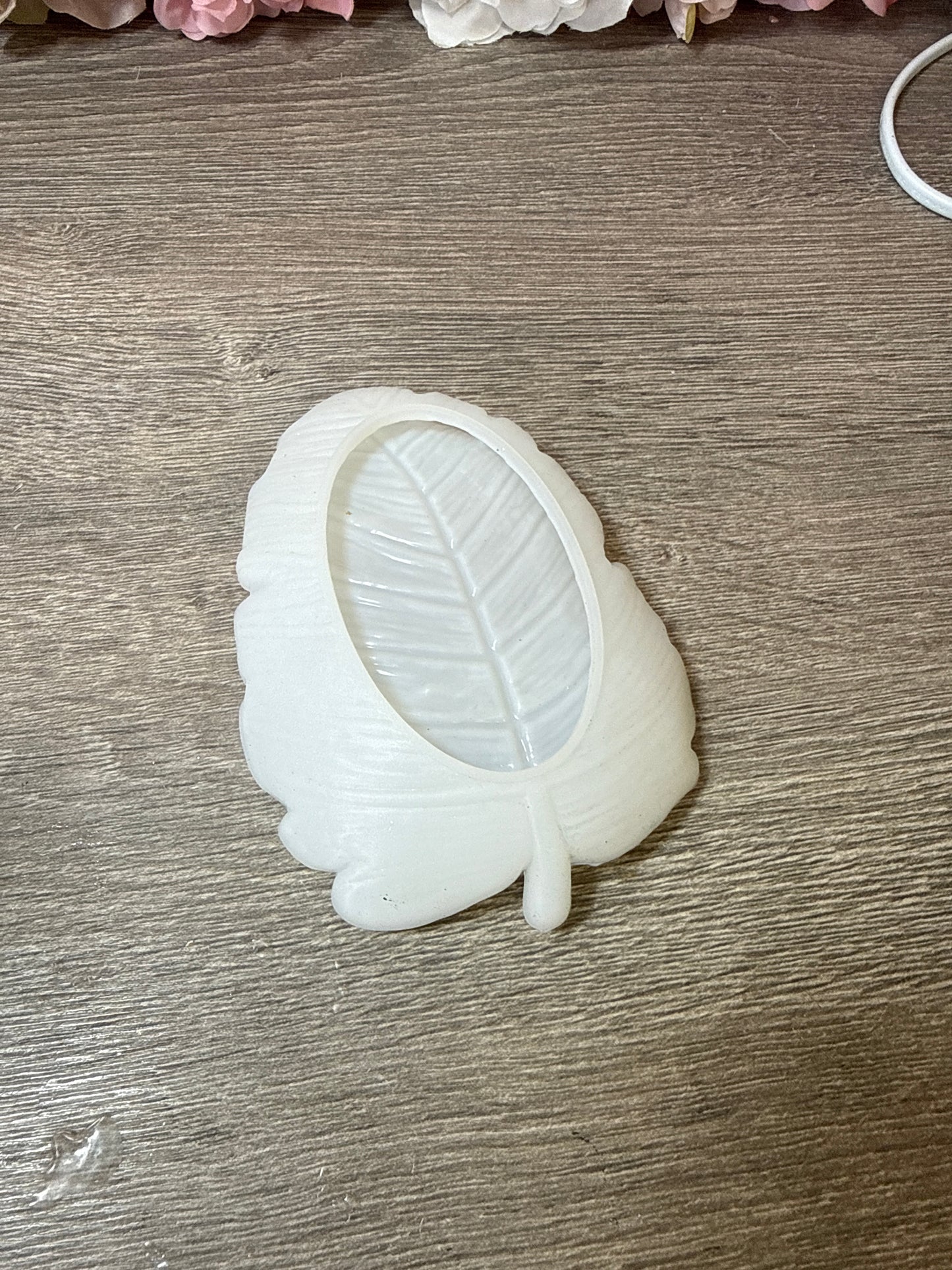 Blatt Schmuckschale Silikonform – sehr guter Zustand (1–2x benutzt)