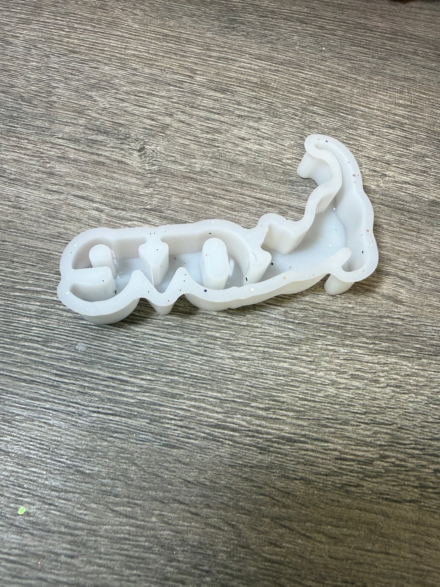 Silikonform LOVE Aufsteller mit Katze | Resin Gießform