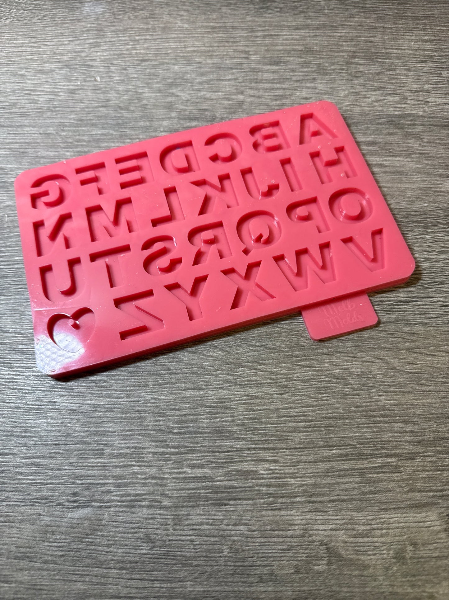 Alphabet-Harzform mittelgroß – Melb Molds (gebraucht, neuwertiger Zustand)