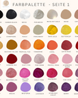 Dose "Pfote" in deiner Wunschfarbe im Mixed Design