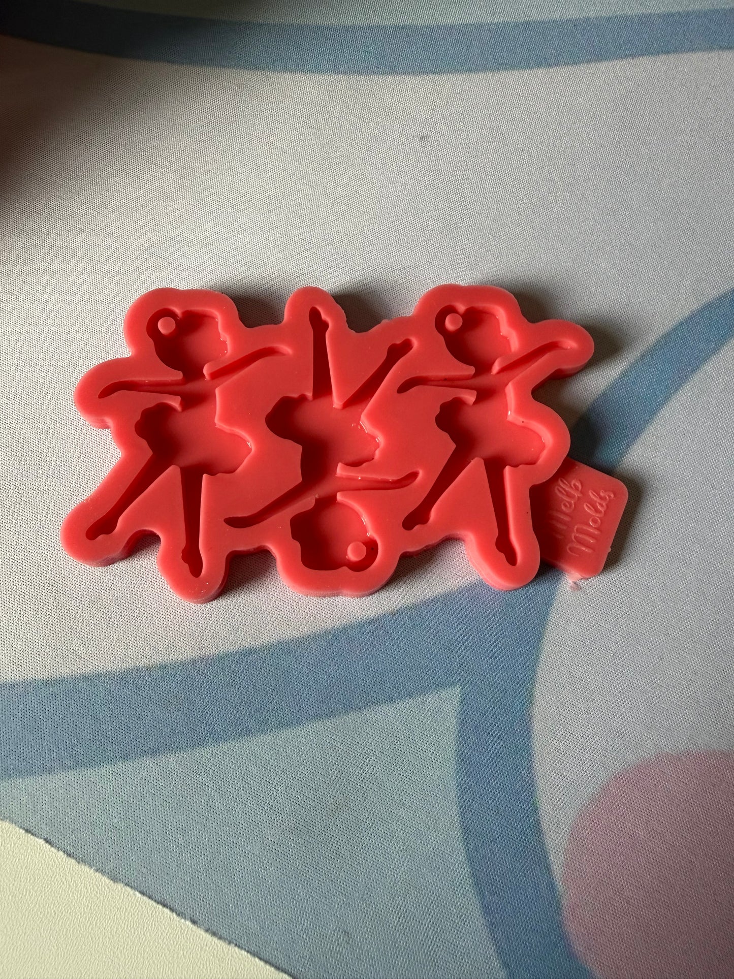 Melb Molds Ballerina Schlüsselanhänger Silikonform – sehr guter Zustand