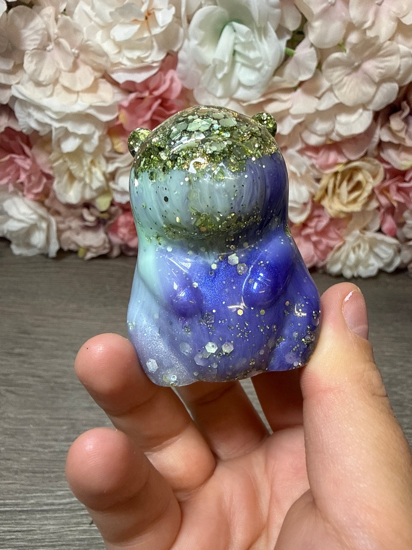 Capibara Figur aus Epoxidharz – handgefertigte Deko Figur Einzelstück