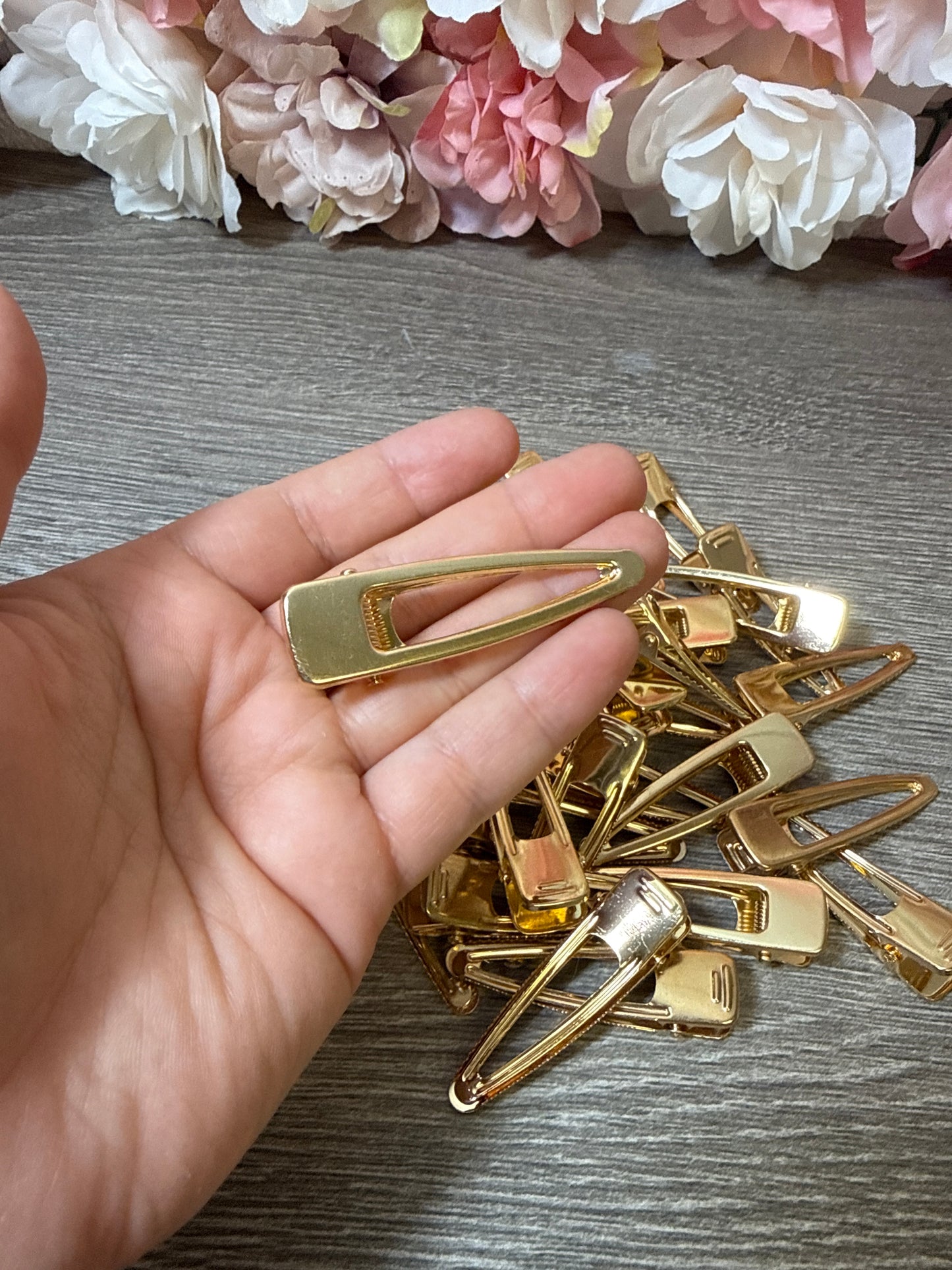 Rohlinge für Haarspangen (Spitz) Stückpreis
