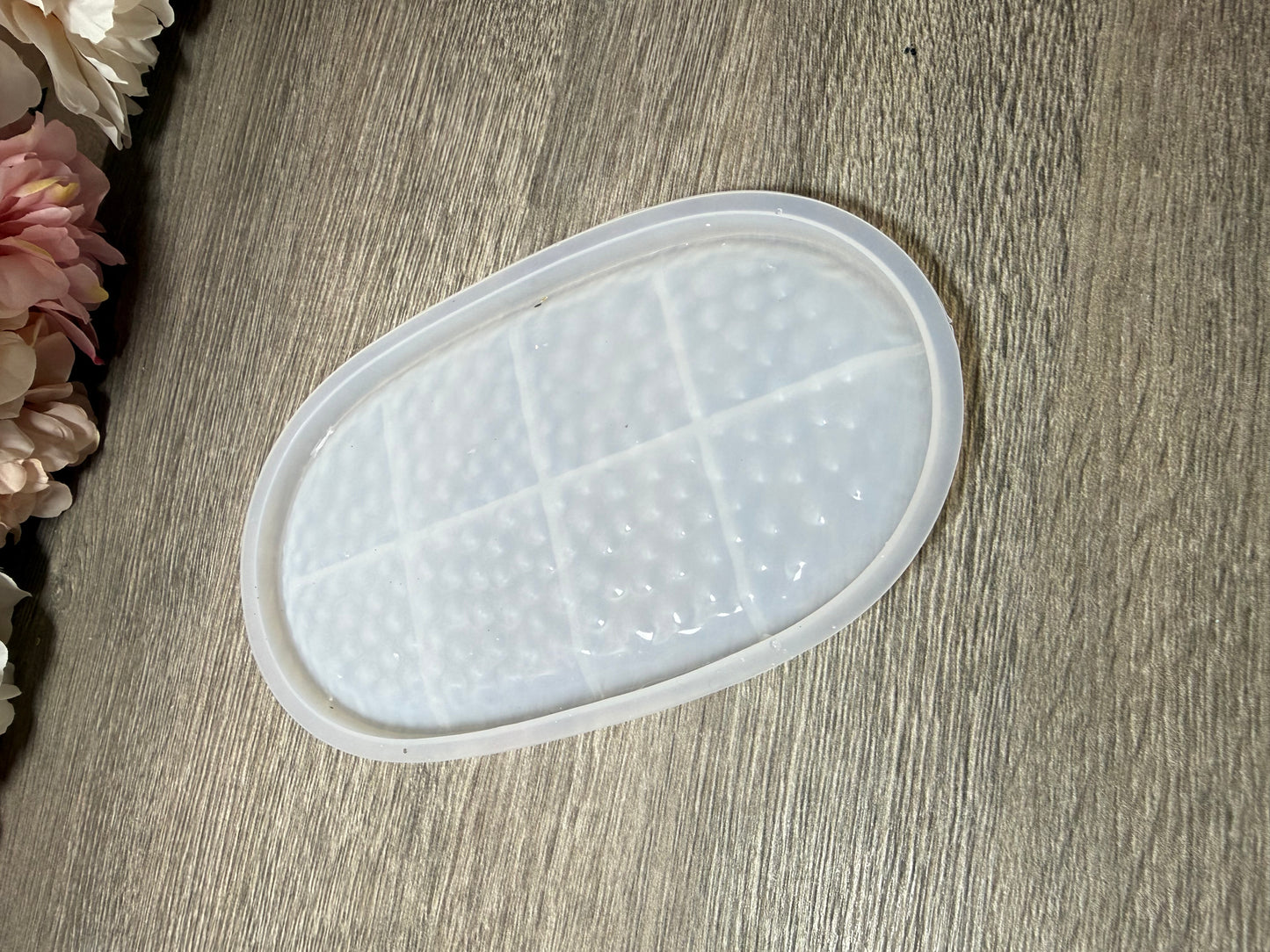 Ovales Tablett Silikonform – gebraucht (2–3x benutzt)