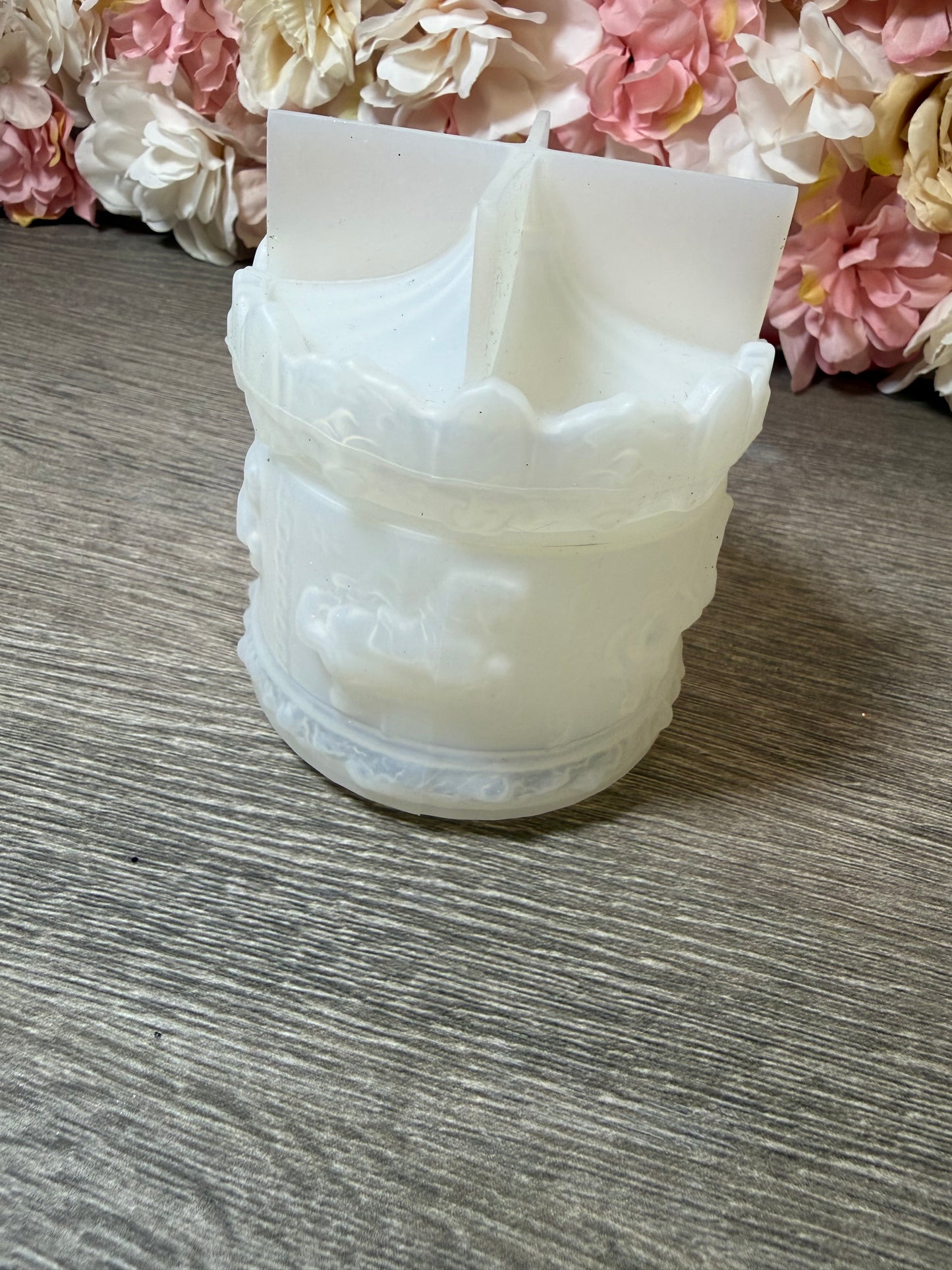 Karusselldose mit Deckel Silikonform