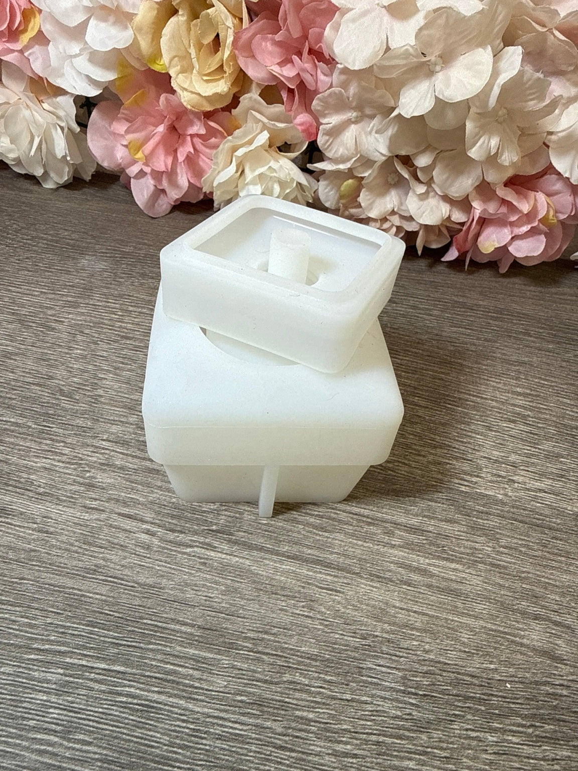 Silikonform Seifenspender eckig – sehr guter Zustand