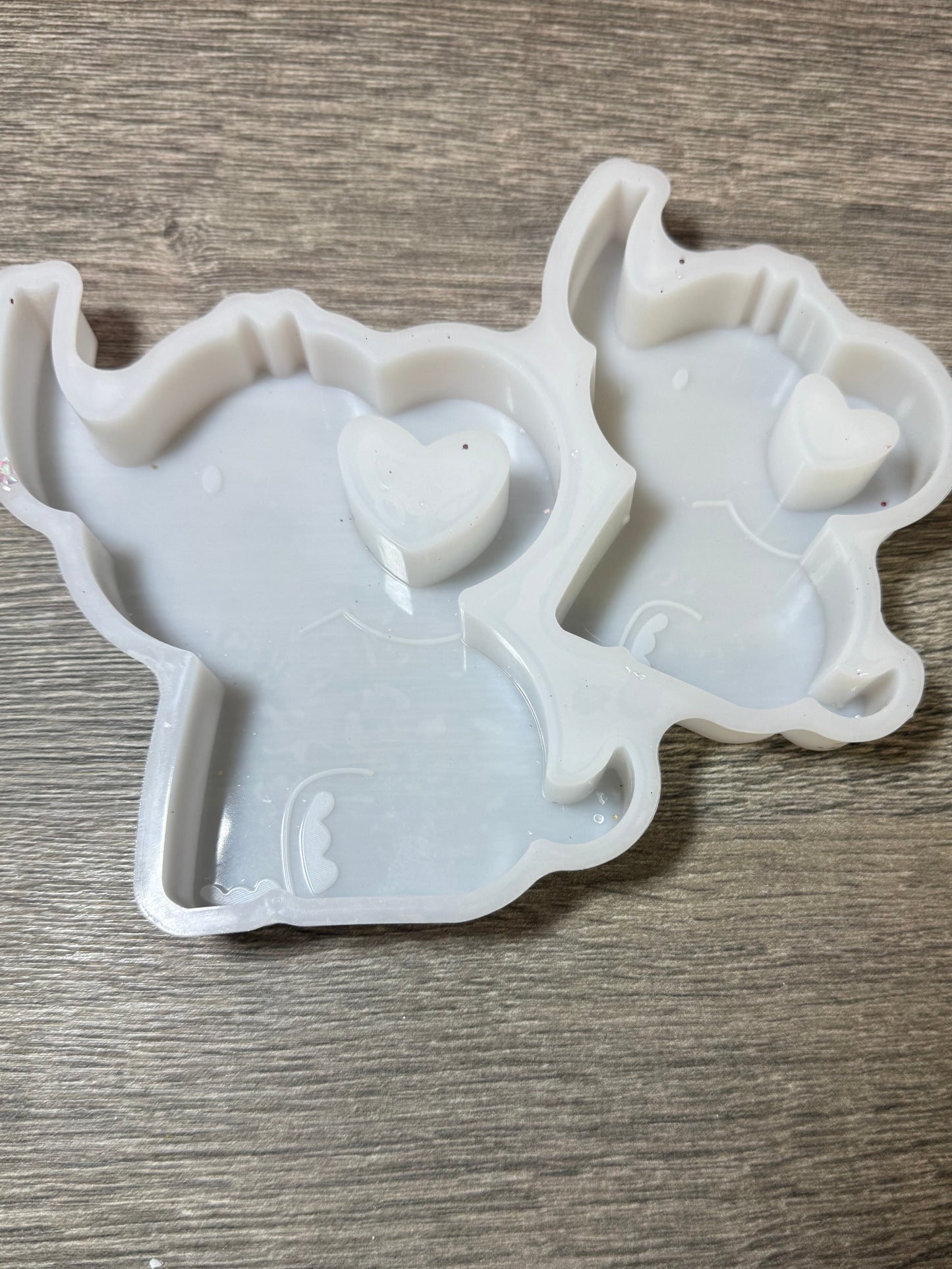 Silikonform Mama & Baby Elefant – gebraucht
