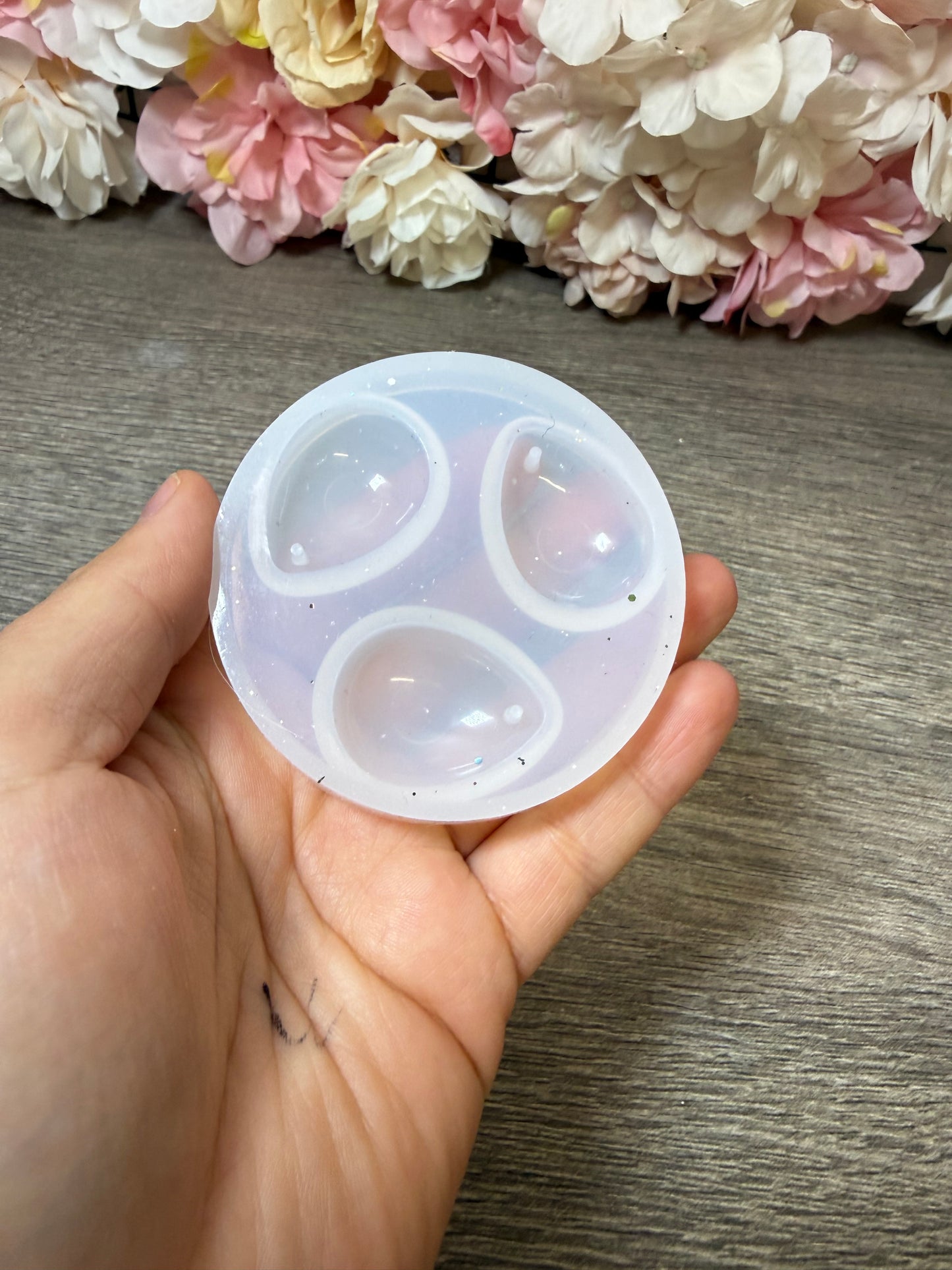 Silikonform Tropfenanhänger – 3 Stück | Schmuck Resin