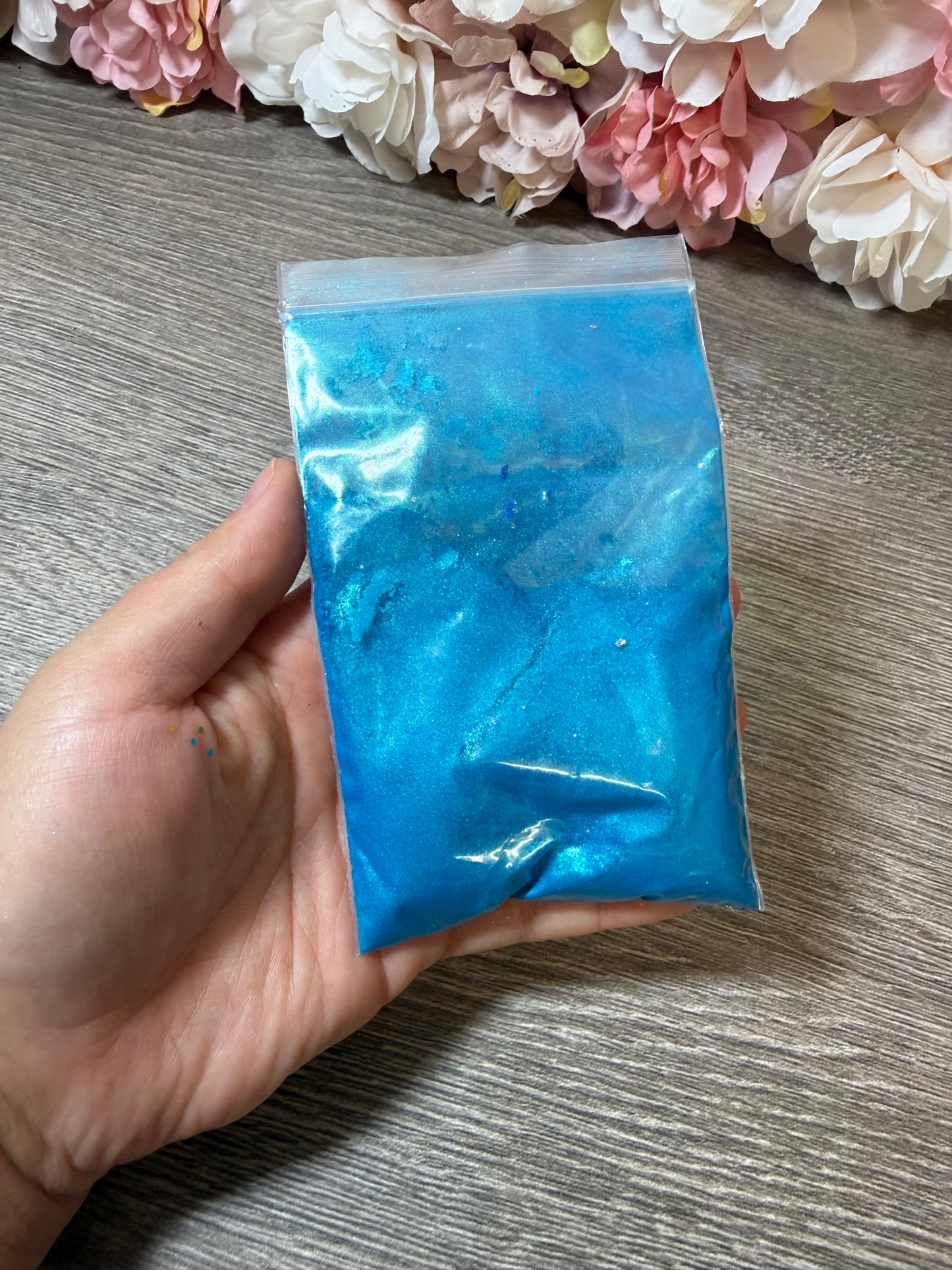 EPODEX Metallicpigment Türkis Blau 25 g 1x benutzt