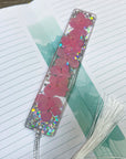 Lesezeichen mit Blüten in verschiedenen Designs