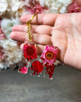 Schlüsselanhänger "Buchstabe" im Blumen-Design