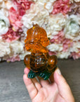 Figur "Drache" mit Fakekristallen
