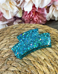 Haarkrebs "Glitzerblau"