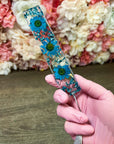 Lesezeichen mit Blüten in verschiedenen Designs
