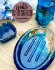 3-teiliges Badezimmer Set aus Resin