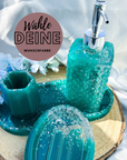 4teiliges Seifenspender Set,Badezimmer Set