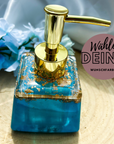 Kleiner Seifenspender aus Resin im Split Design