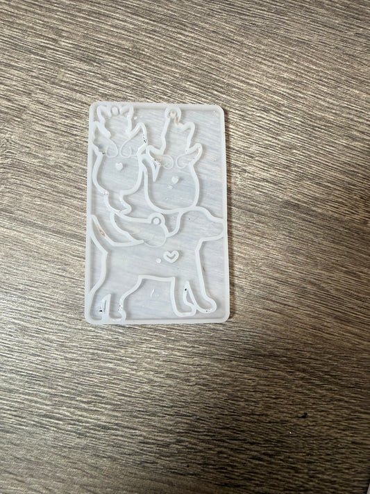 Silikonform Katzen & Hund mit Flügeln – neu/unbenutzt