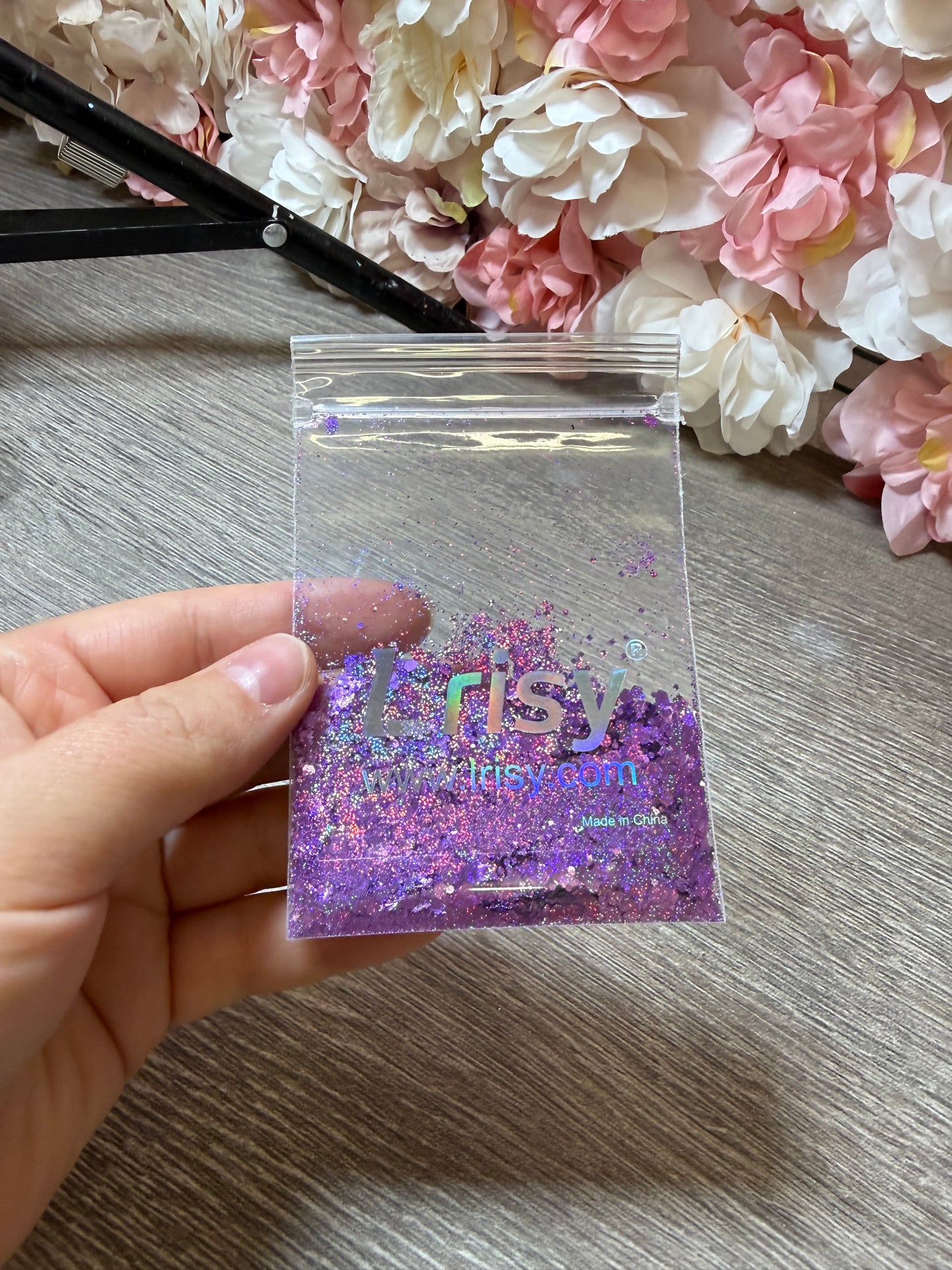 Lrisy Holographic Glitter Lila/Violett – Mix – ca. 5–6 g – neu