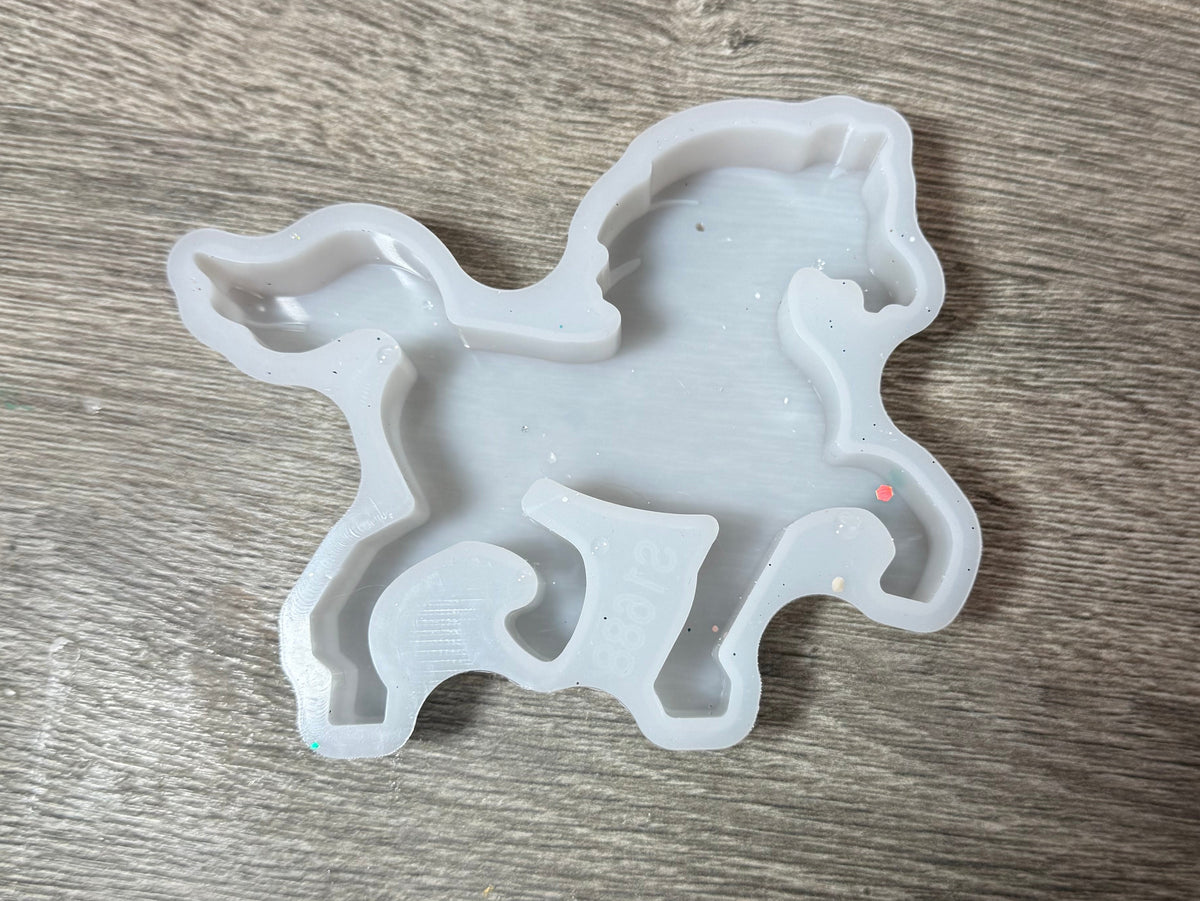 2D Pferdefigur Silikonform – gebraucht