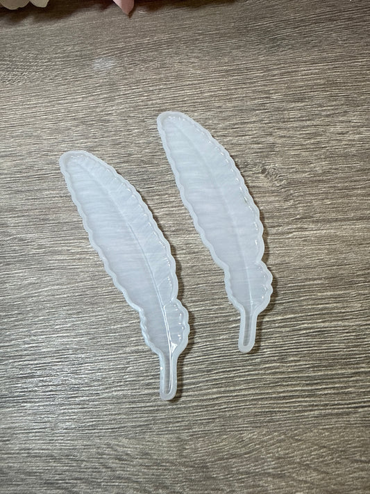 Silikonform Lesezeichen Feder, gebraucht, Stückpreis