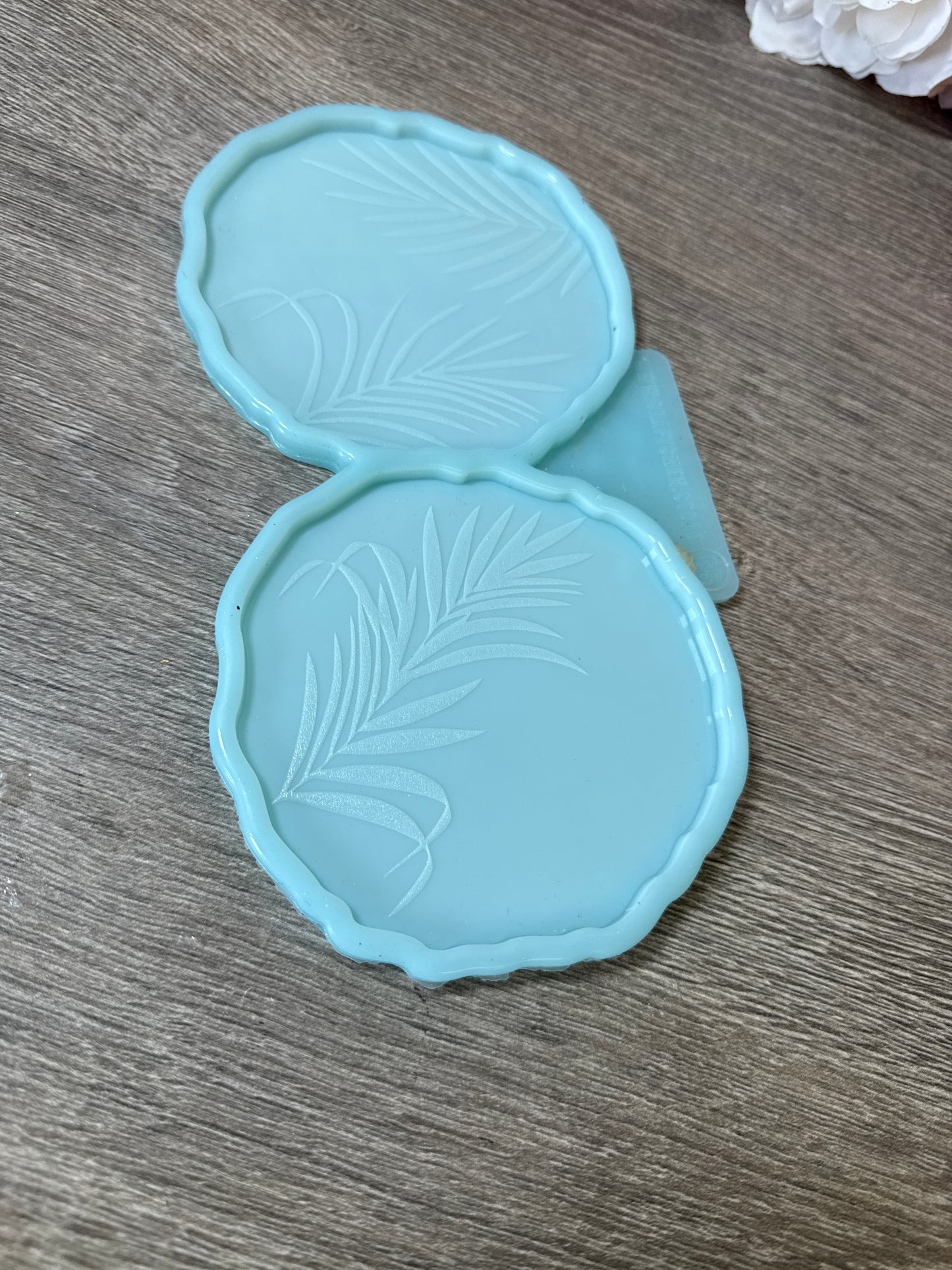 Palmen Untersetzer Silikonform – gebrauchter Zustand – Craftmenstore – Stückpreis