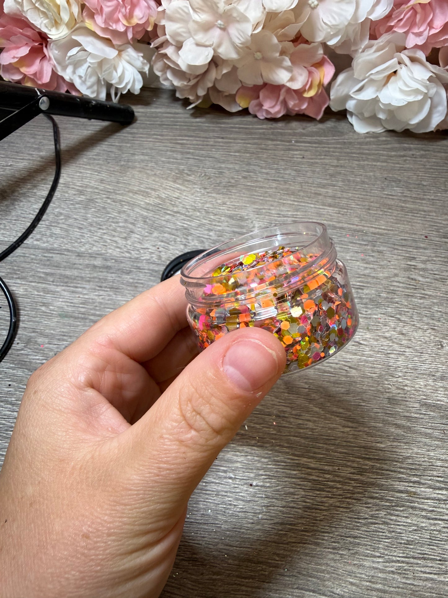Chunky Glitter Neon Sunset Mix – gut gefüllte Dose
