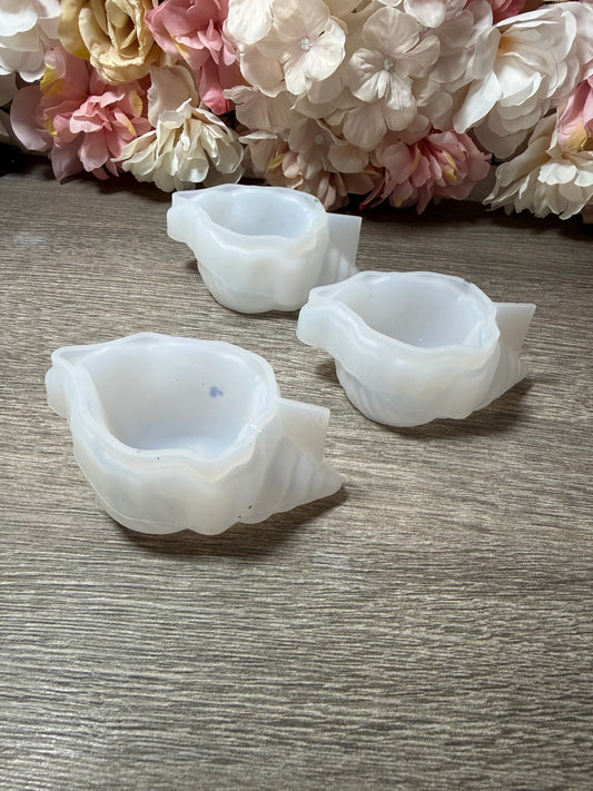 Kleine Muschelschale Silikonform – neuwertig (0–1x benutzt)- Stückpreis