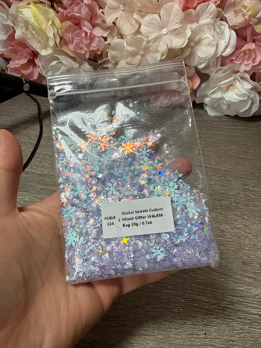 Lrisy Winter Schneeflocken Glitter Mix – neu