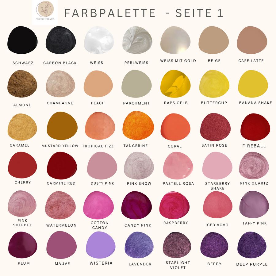 Dose "Pfote" in deiner Wunschfarbe im Mixed Design