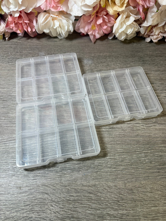 Sortierkasten Sortierbox Aufbewahrungsbox 10 Fächer transparent Stückpreis