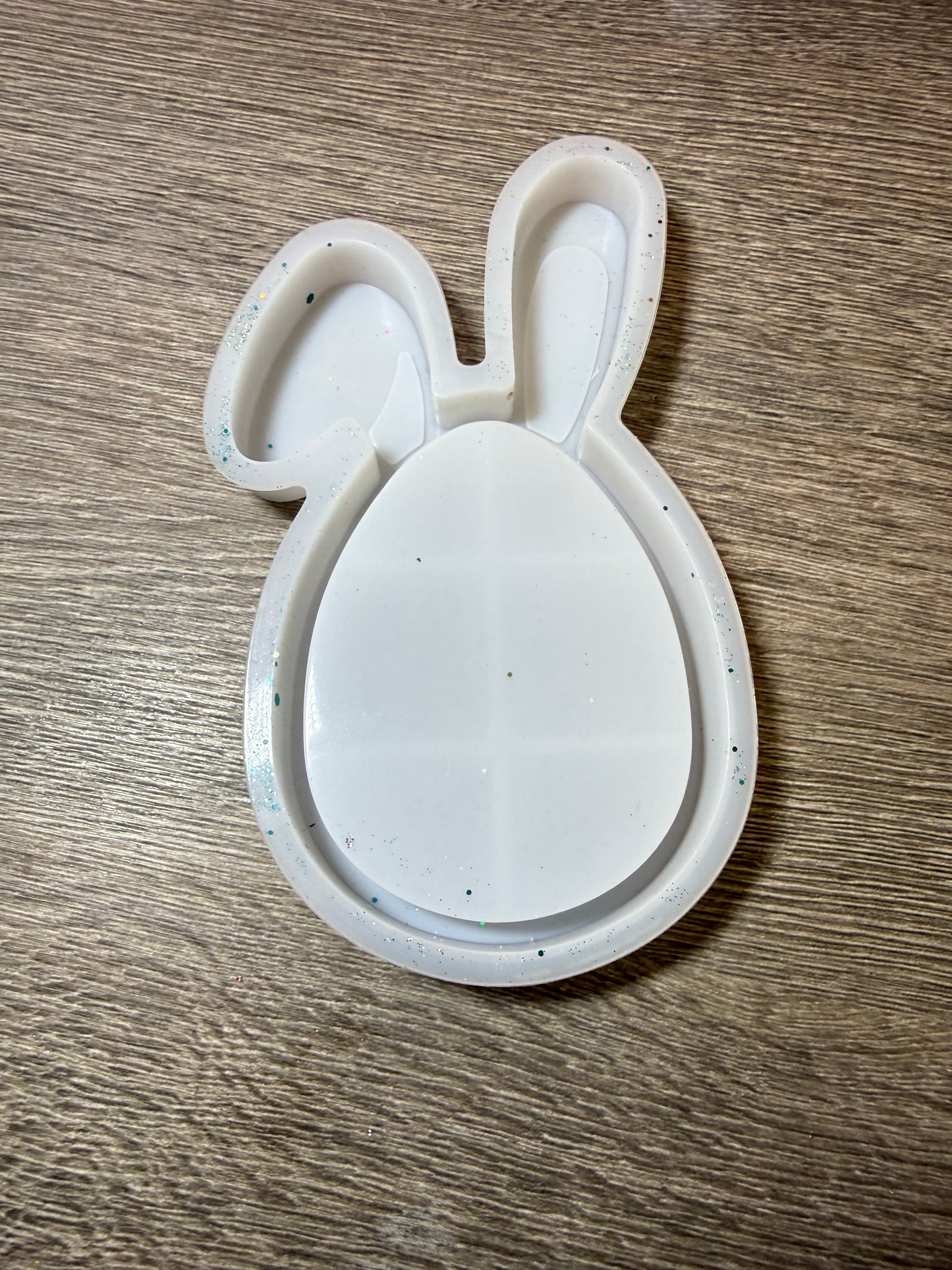 Silikonform Hasenkopf-Tablett – gebraucht – Resin Gießform