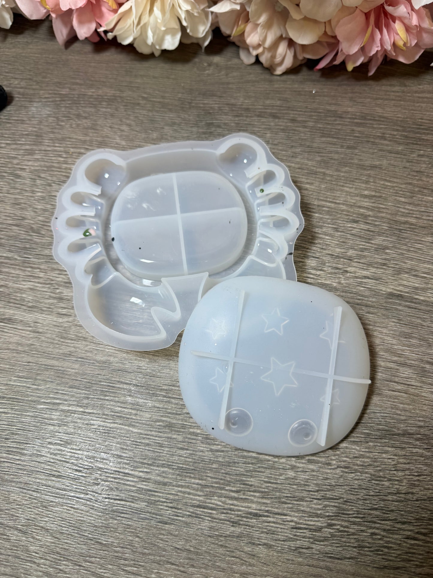 Silikonform Krabbendose mit Deckel – neuwertig