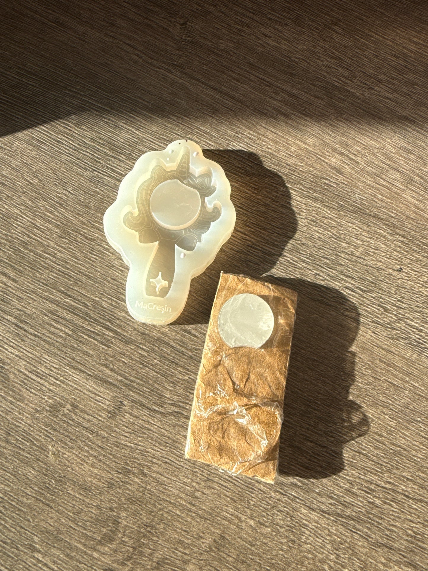 Macresin Mini Spiegel Einhorn inkls. 1 Spiegel, gebraucht