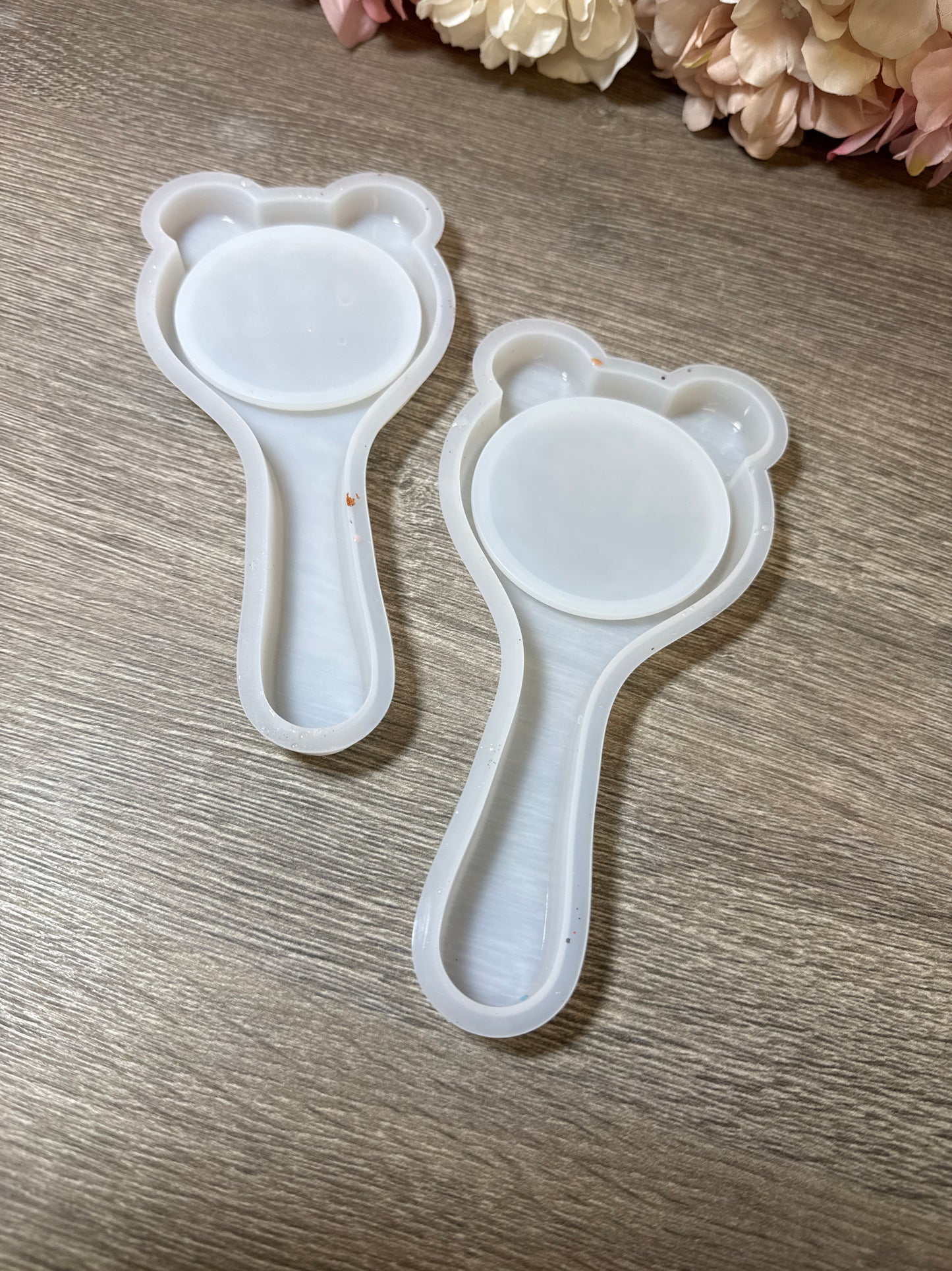 Silikonform Teddy Haarbürste, gebraucht