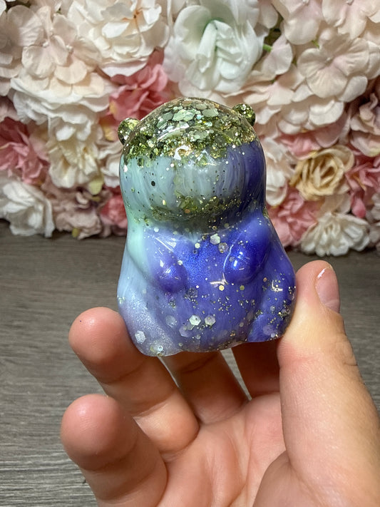 Capibara Figur aus Epoxidharz – handgefertigte Deko Figur Einzelstück