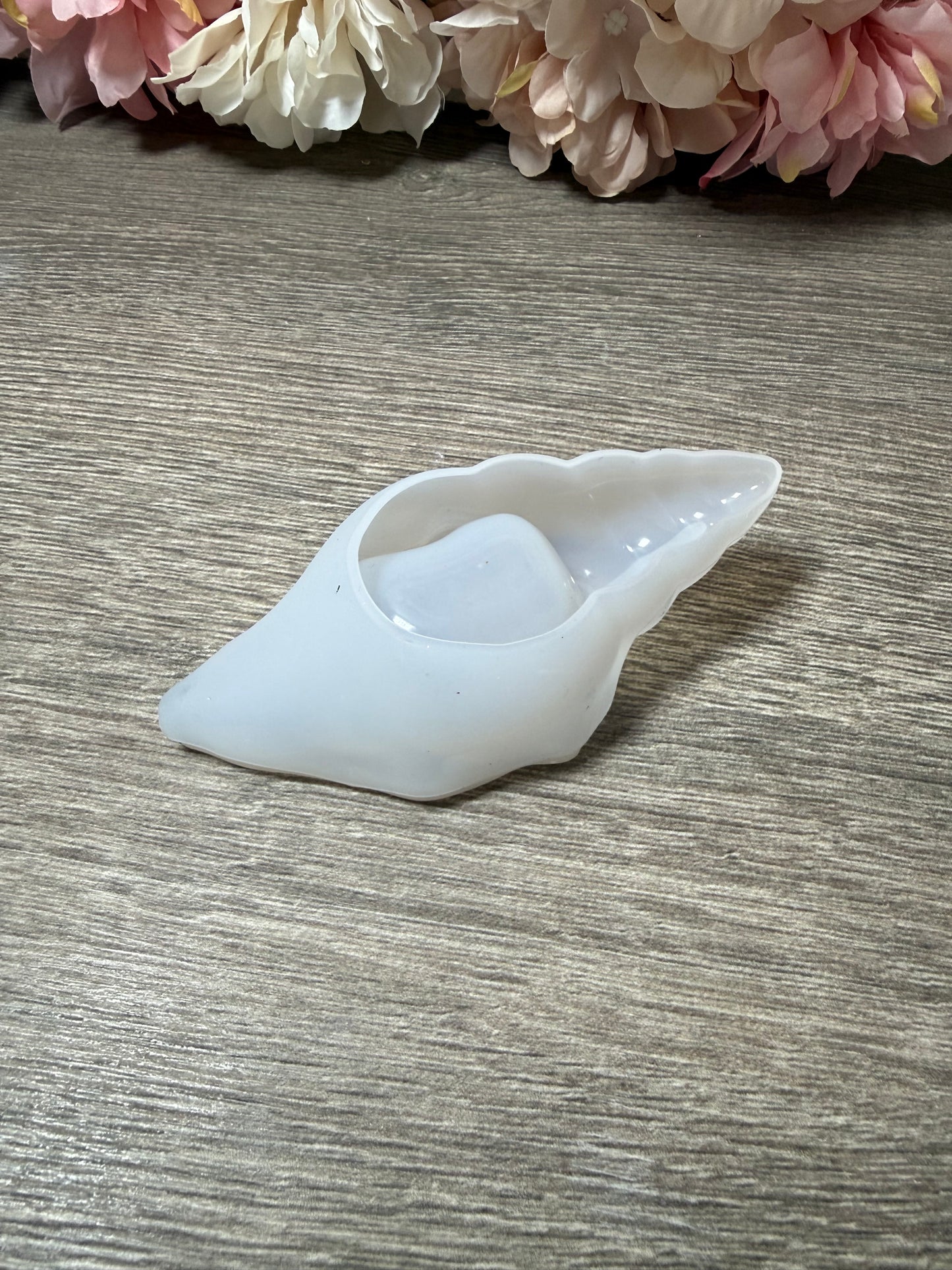 Kleine Muschelschale Silikonform – neuwertig (0–1x benutzt)