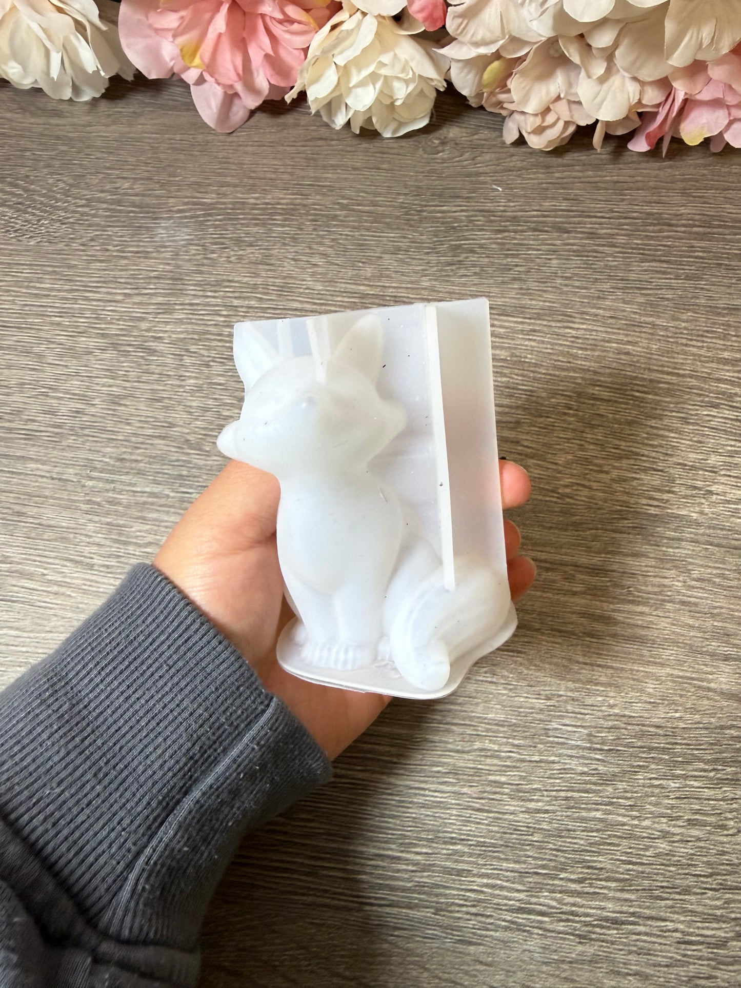Silikonform Fuchs sitzend – gebraucht
