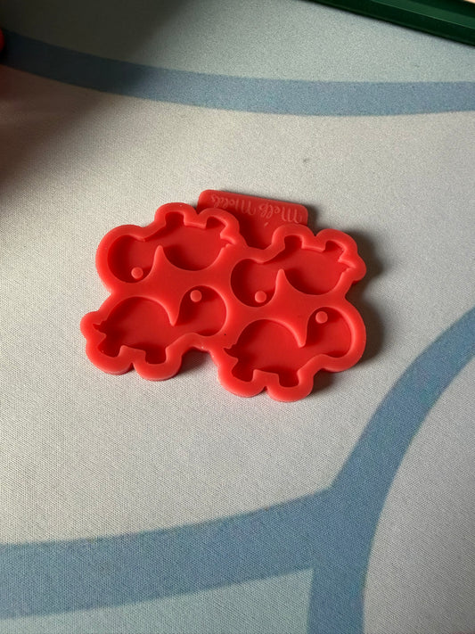 Melb Molds Schildkröten Schlüsselanhänger Silikonform – sehr guter Zustand