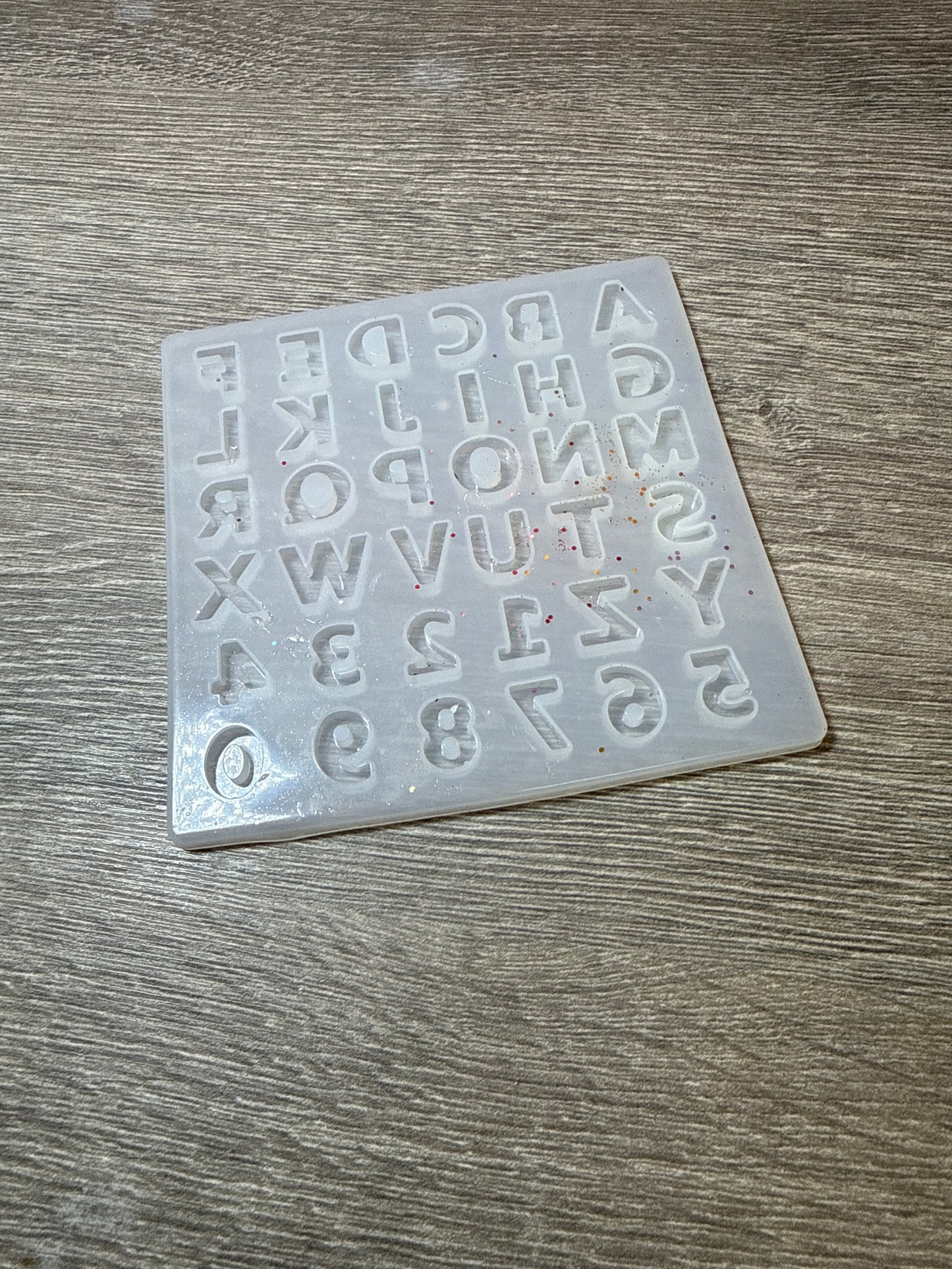 Mini Buchstaben Silikonform – gebraucht