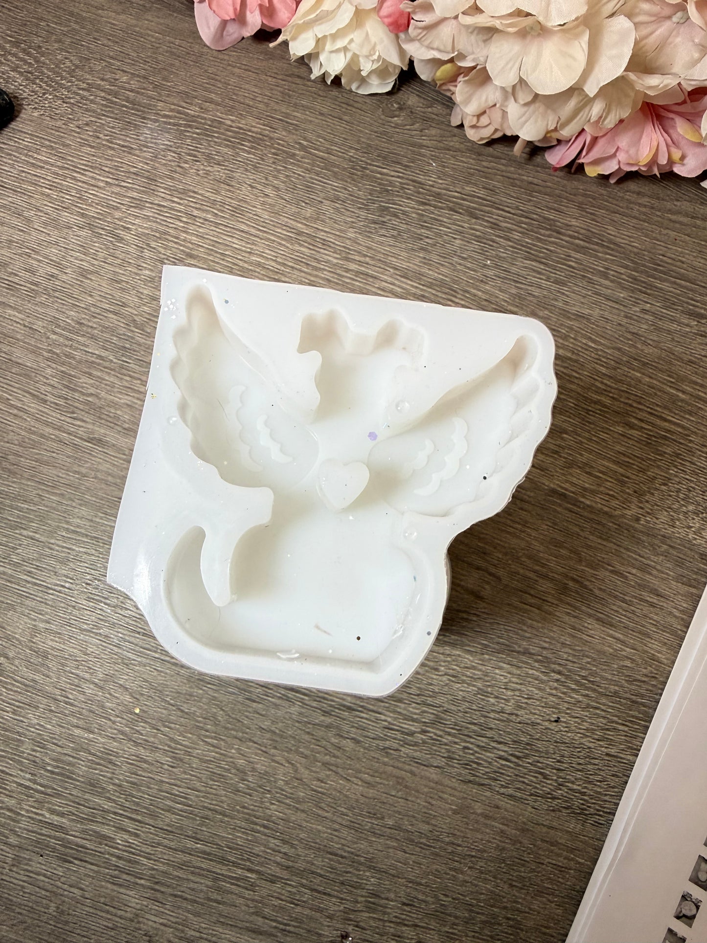 Silikonform Engelshund mit großen Flügeln – gebraucht