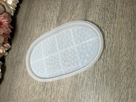 Ovales Tablett Silikonform – gebraucht (2–3x benutzt)