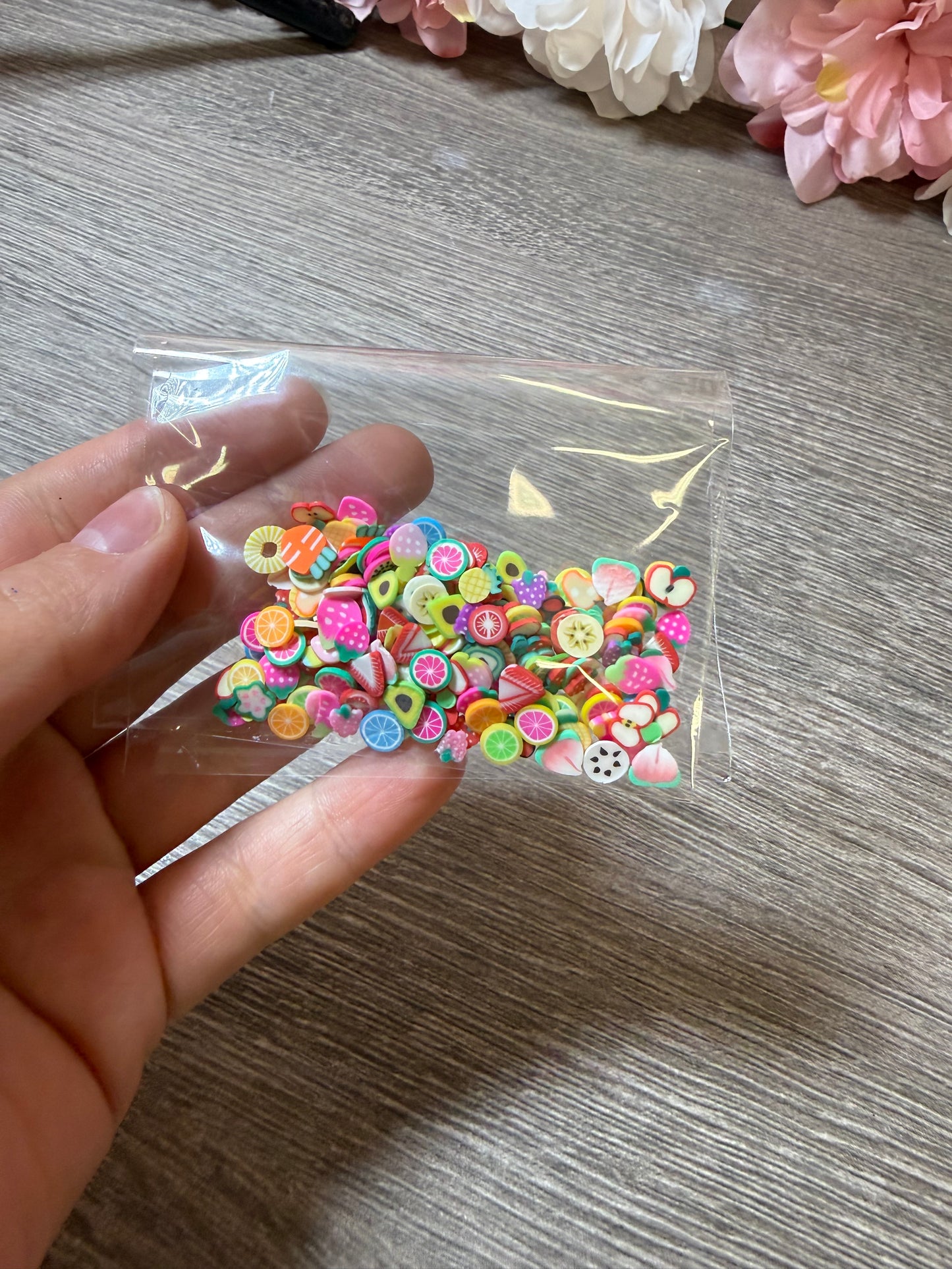 Früchte Mix – bunte Fimo Einleger für Resin Art