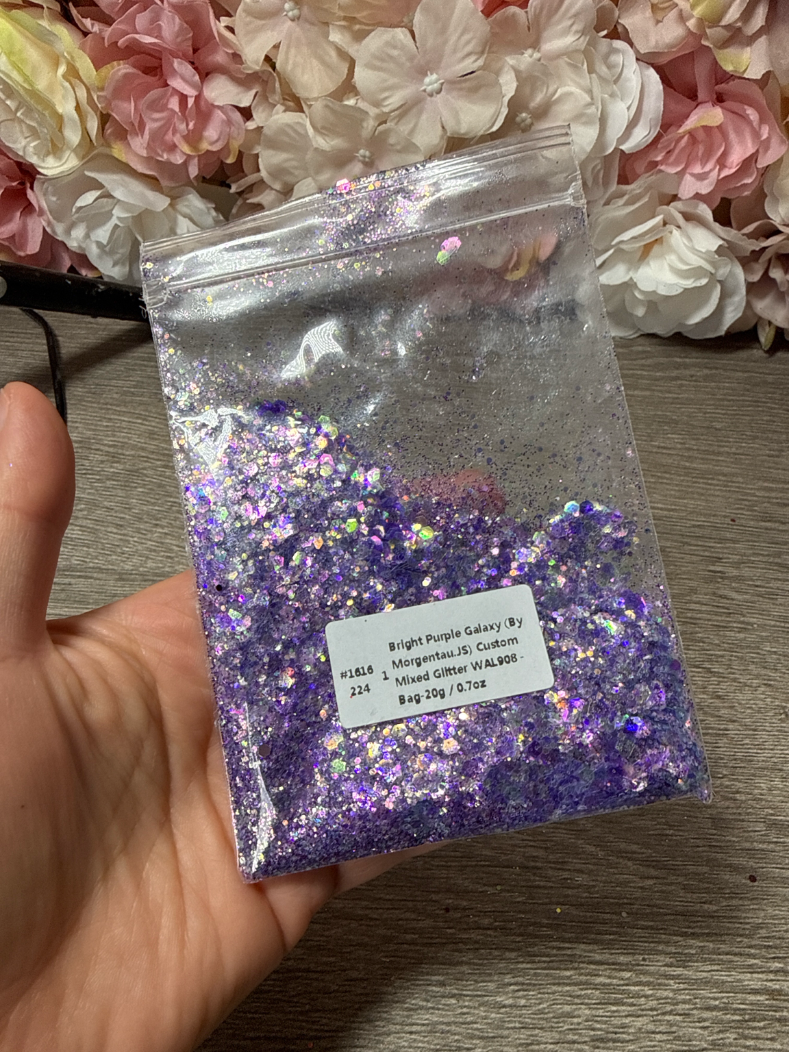 Lrisy Purple Galaxy Glitter Mix