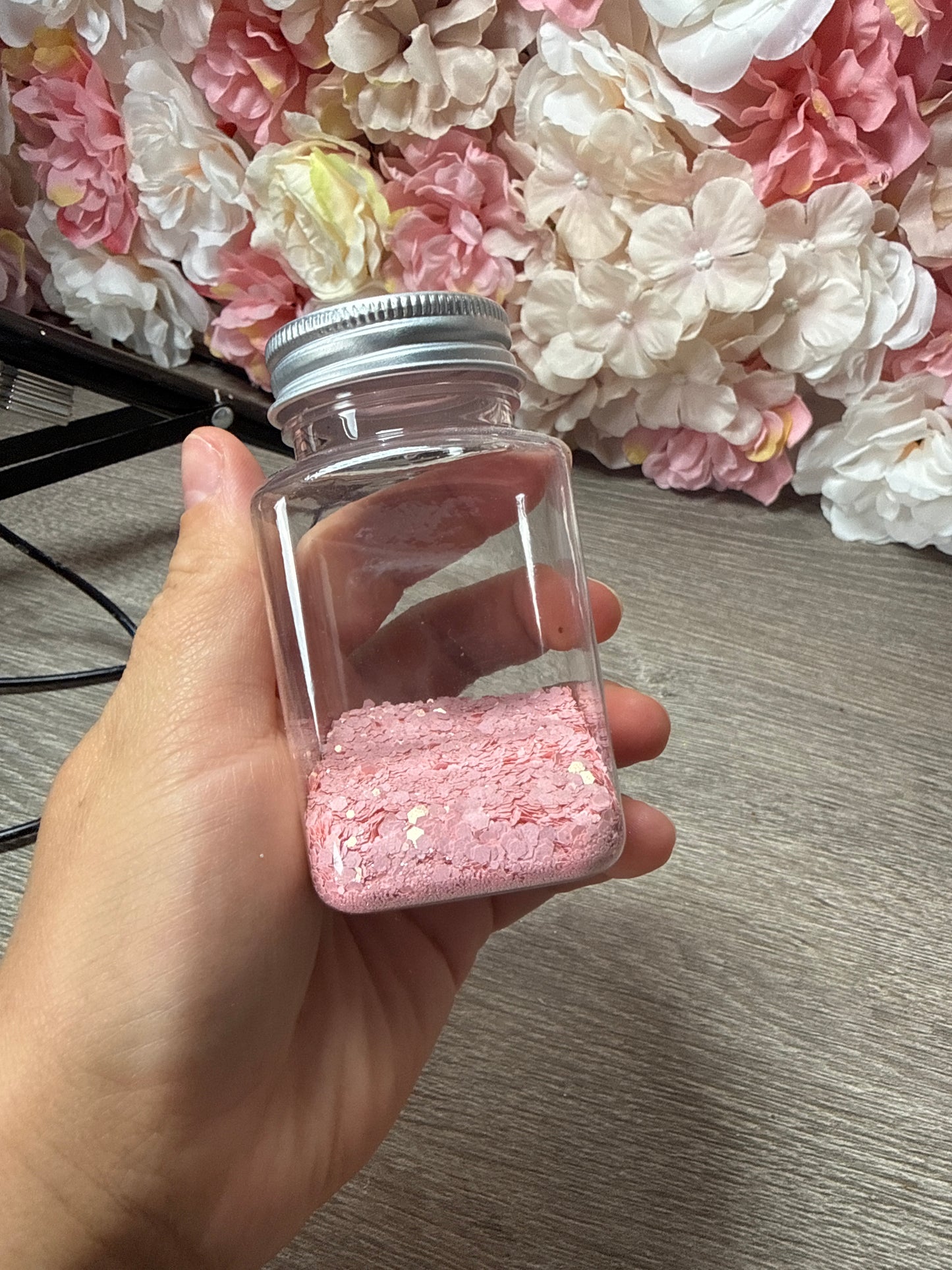 Chunky Glitter Rosa – selbst abgefüllt