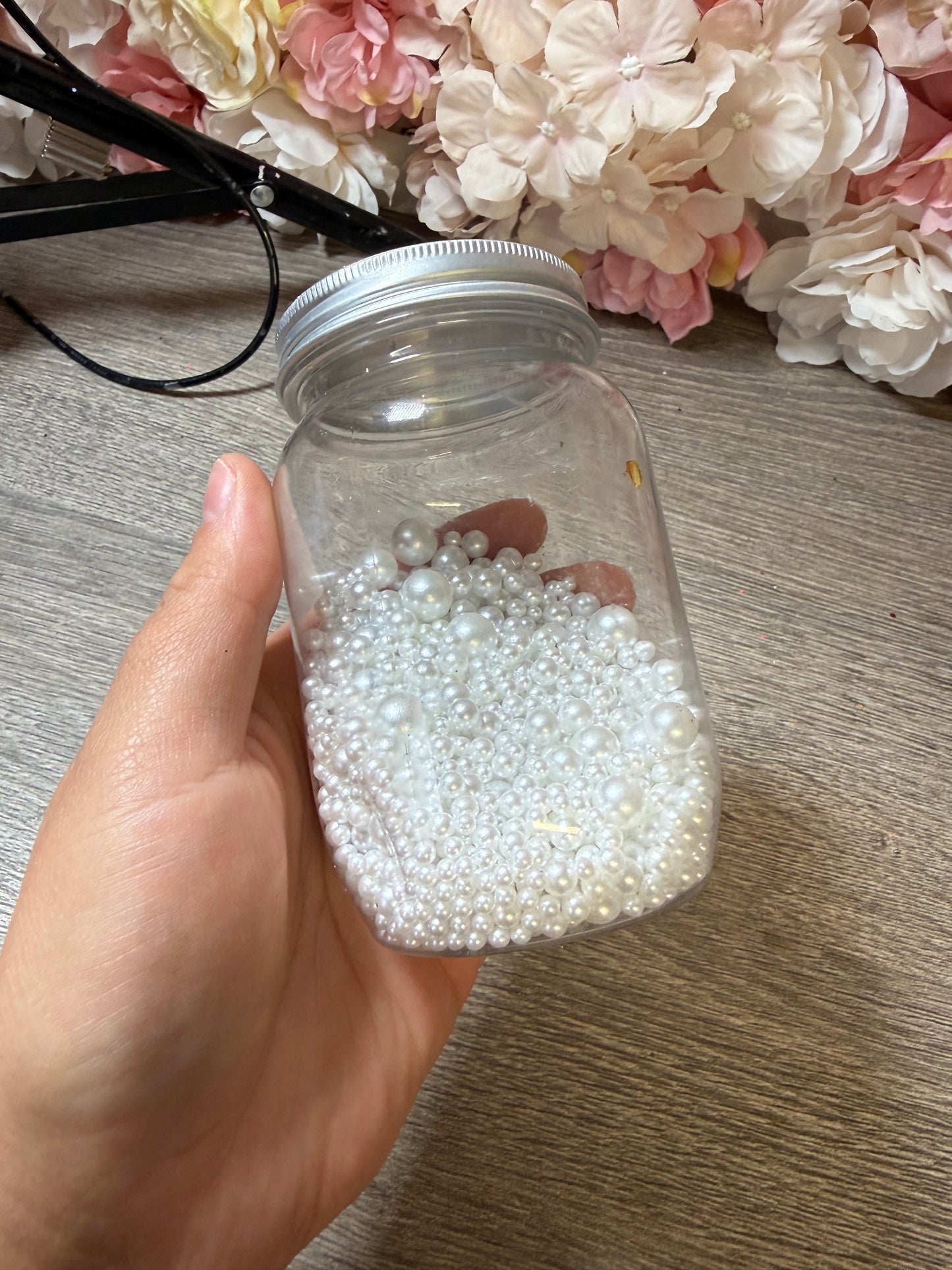 Perlen Mix für Resin – verschiedene Größen im Schraubglas