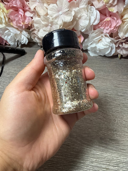 Chunky Glitter Champagnergold – ca. 1/4 benutzt