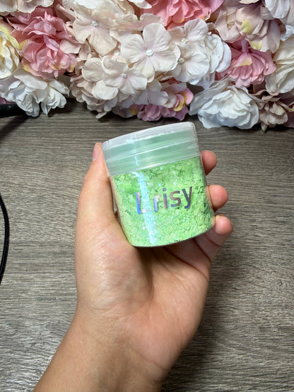 Lrisy Macaron Green Glitter 55 g – neu & OVP
