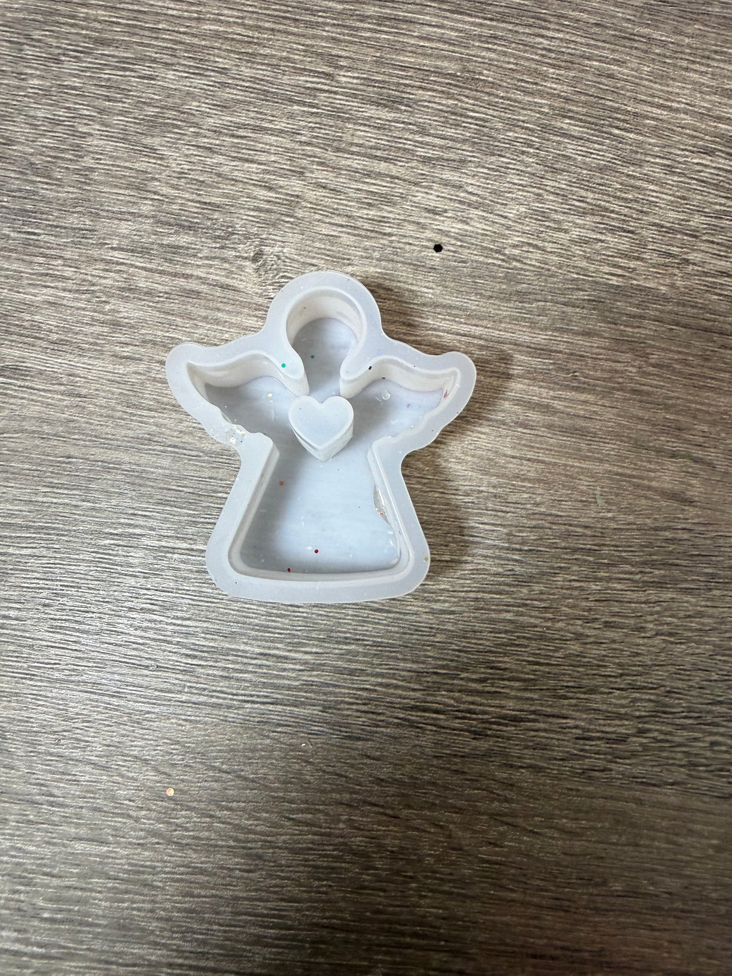 Silikonform Engel mit Herz – gebraucht