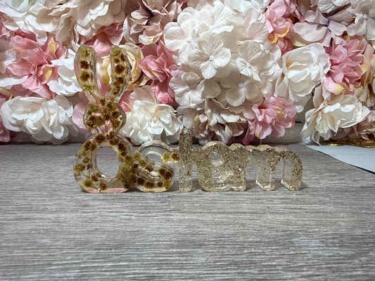 Aufsteller Ostern mit Blüten